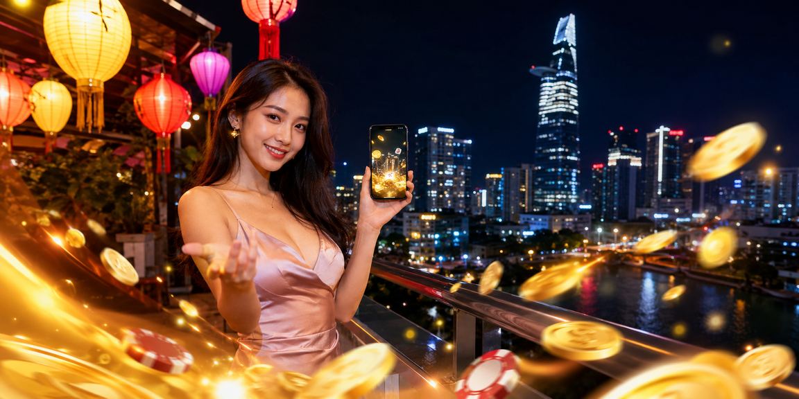 Không khí lễ hội đèn lồng Hội An với các trò chơi bài truyền thống Việt Nam