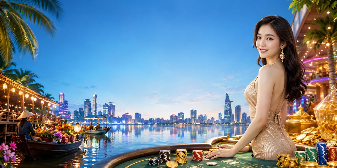 Người dùng Việt Nam trải nghiệm cá cược trực tuyến trên thiết bị di động bên bờ sông Mekong